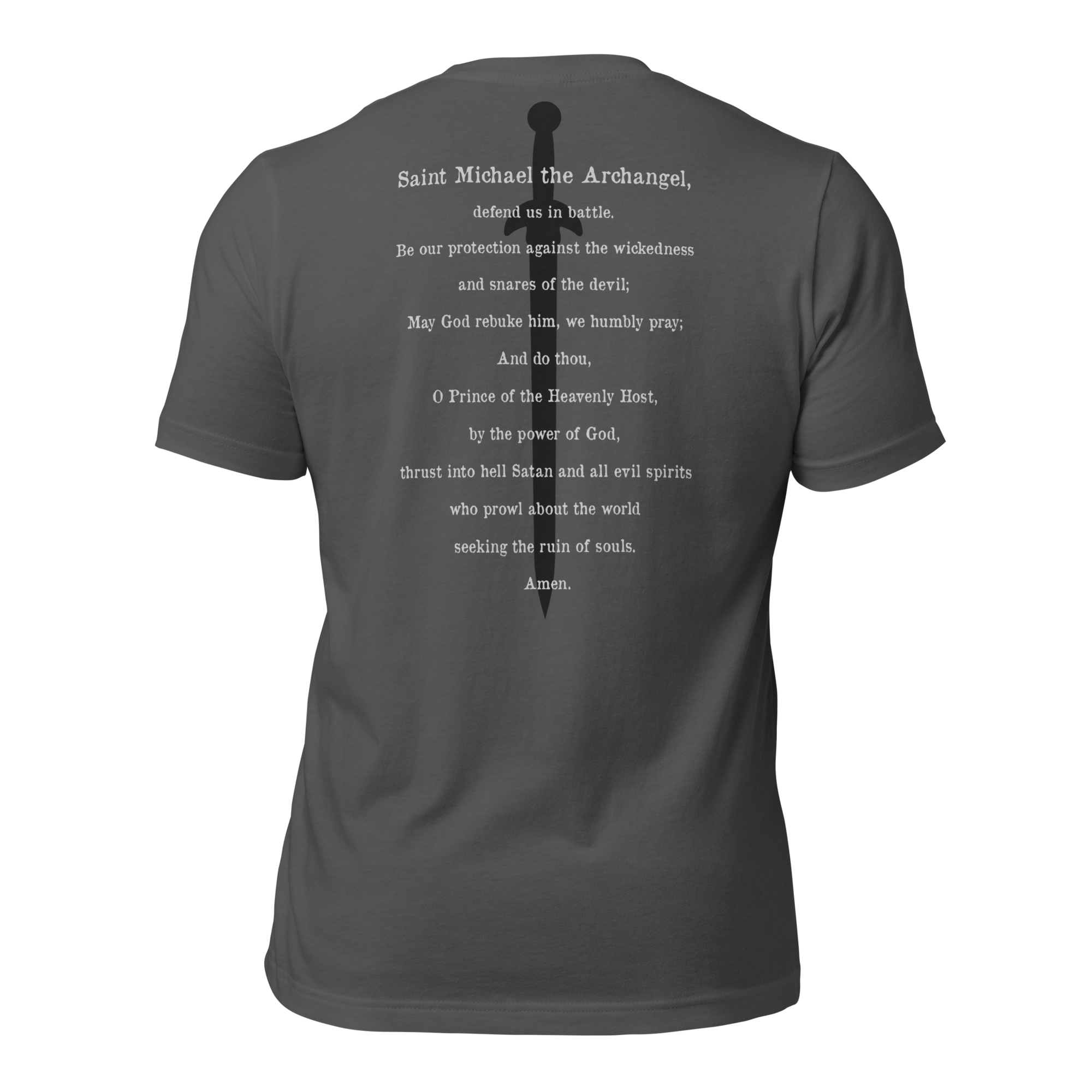 Saint Michael The Archangel T-Shirt - Image 3