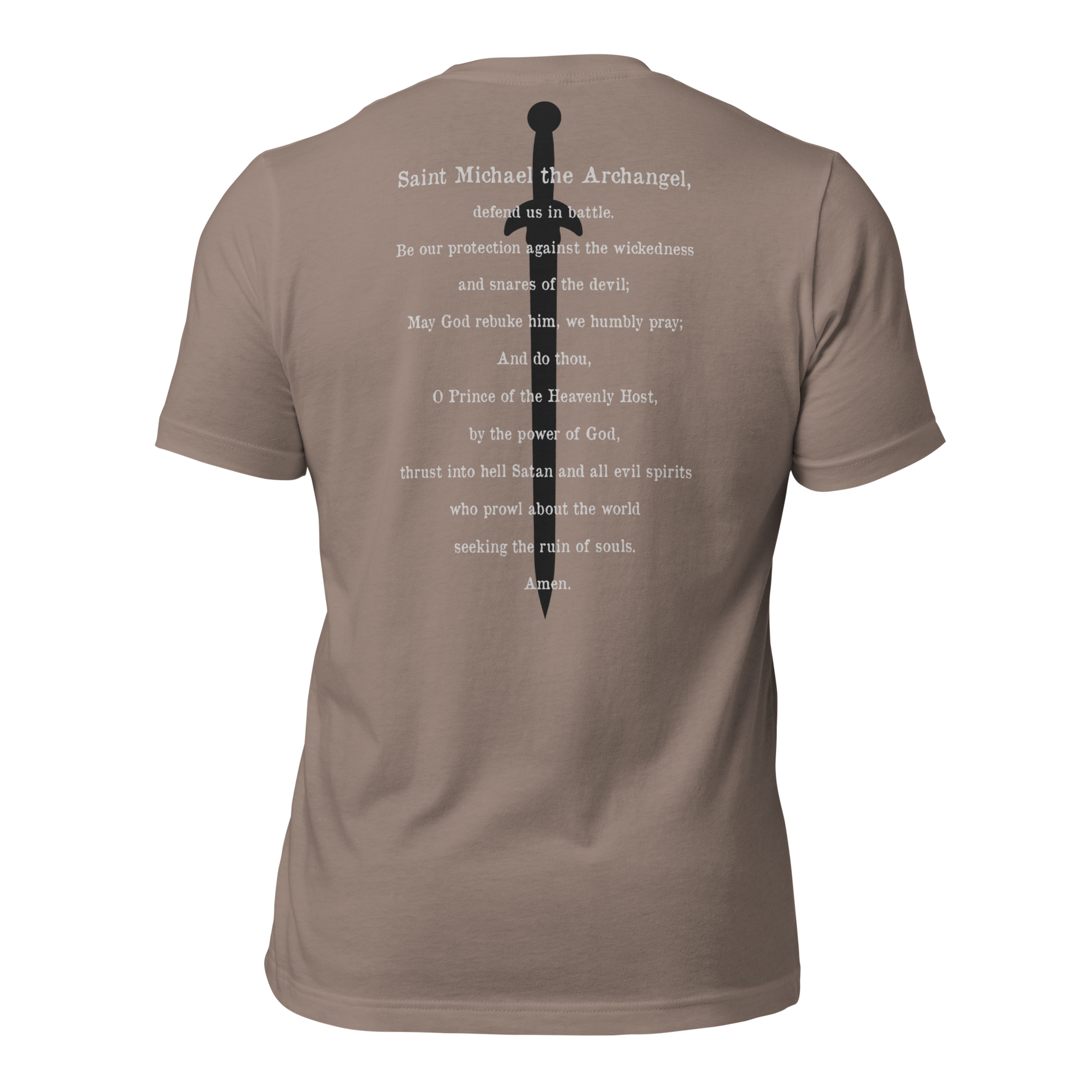 Saint Michael The Archangel T-Shirt - Image 7